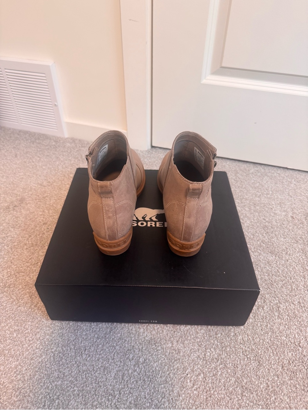 Sorel Women's Taupe Suede Chelsea Ankle Boots - Picture 2 of 5